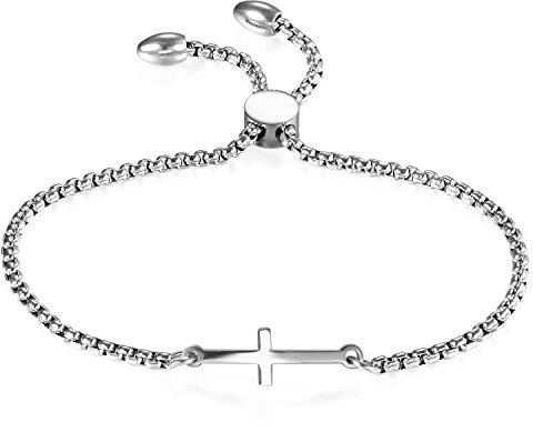 OIDEA Damen Armband Armkette mit Schiebeverschluss: Verstellbar Herz Kreuz Lebensbaum Handgelenk Baum des Lebens Elegant Armschmuck Geschenk für Frauen Mutter Freundin