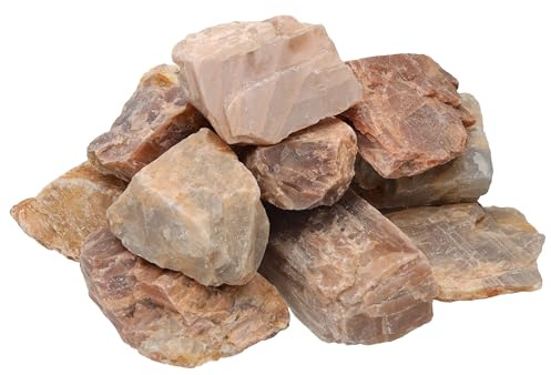 Mondstein Wassersteine 300 g Edelsteinwasser Edelstein Heilstein Naturstein | Inkl. Anleitung für Edelsteinwasser & Infokarte | 100% naturbelassen & unbehandelt