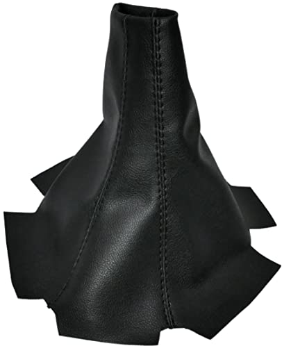 Aerzetix - C58935 - Cuffia soffietto per leva del cambio - compatibile con Ford Fiesta 4 fase 2 facelift dal 2013 al 2019 - colore: nero - in pelle sintetica