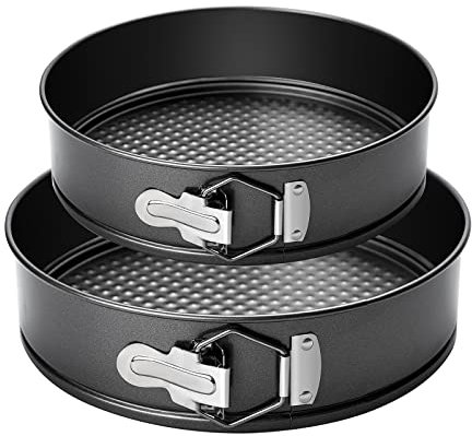 Dootafy Springform Pan 9 12 Springform Pan Set, Grey Nonstick Cheesecake Pan Round Cake Pans With Removable Bottom for Thanksgiving Christmas Baking