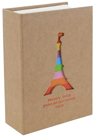 ibasenice 4r6 Zoll Fotoalbum-einlage 100 Blatt Familien-babyalbum Kinder-wachstums-erinnerungsbuch Kreatives Design Und Kunststoff