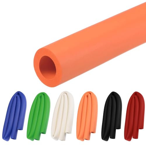 Mousse Tube ID 25/28/32 mm Antidérapant Isolation Tuyaux pour Gym Équipement 1.0 m Manchon De Protection pour Tuyaux d'air Conditionné OD 35 38 44 mm Flexible Mousse Poignée Tube(Noir,25mmID x 35mmOD