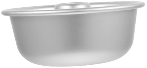 NAMOARLY Metal Cake Mold and Non-Stick Small Cake Pan, Aluminum Alloy Baking Pan for Chiffon and Dessert, Household Baking Mold Suitable for Home Kitchen Use