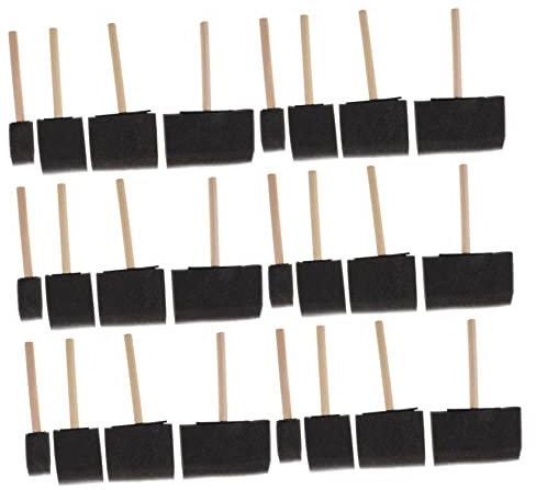 NUOBESTY Scatena La Creatività Del Tuo - Kit Di Pittura Con Pennello Spugna Da 26 Pezzi Con Diversi Colori E Dimensioni Per Articoli Artistici Per Bambini