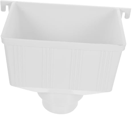 LIFKOME Déviateur D'eau de Gouttière en Plastique Pvc Blanc, Adaptateur Tuyau Étanche sans Déformation, Collecte des Eaux de Pluie pour Jardin et Terrasse
