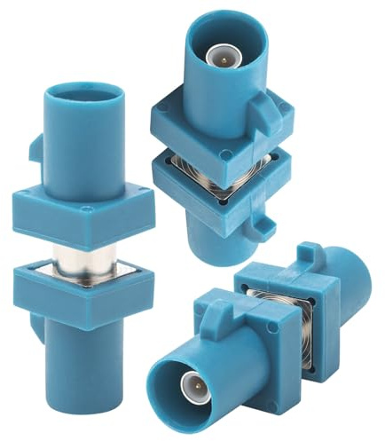 YILIANDUO Adaptateur Fakra Z Mâle-Mâle pour GPS Auto 3 Pièces | Idéal pour autoradio, GPS, DAB+, satellite, antenne embarquée, navigation et systèmes RF.
