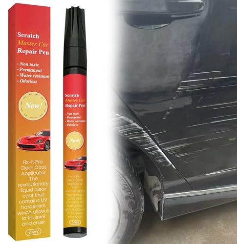 Puasok Penna a sfera per rimozione dei graffi per auto, penna magica per riparazione rapida di graffi e carrozzeria (7,4 ml)