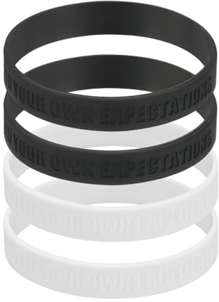 PATIKIL Nothing Impossible Motivational Wristbands, Personalized Bands with Text Rubber Bracelets for Workouts