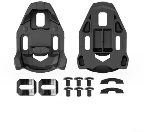Zoegneer Tacchetti per pedali per bici da strada per Xpresso Iclic 0/5 Time, PA+TPU composito, galleggiante fisso o 5 gradi, sgancio rapido a torsione, adatti per scarpe da ciclismo su strada standard