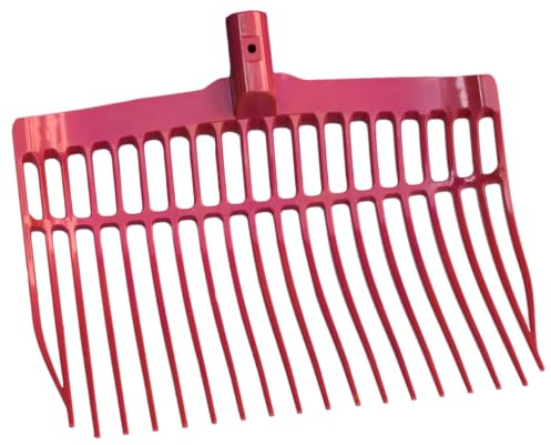 Fourche à fumier en plastique (rose).