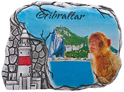 3D Gibraltar Kühlschrank Kühlschrankmagnet Tourist Souvenirs Handgemachte Harz Handwerk Magnetische Aufkleber Home Küche Dekoration Reise Geschenk