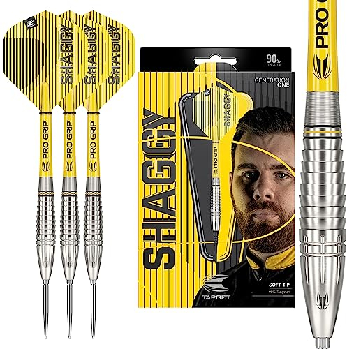 Target Darts Scott Williams 1. Gen. 90% Wolfram Swiss Point Steeldarts-Set Dartpfeile (23 g)