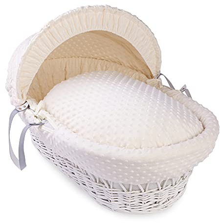 Clair de Lune Dimple - Juego de Ropa de Cama (Cesta no incluida) (Crema)