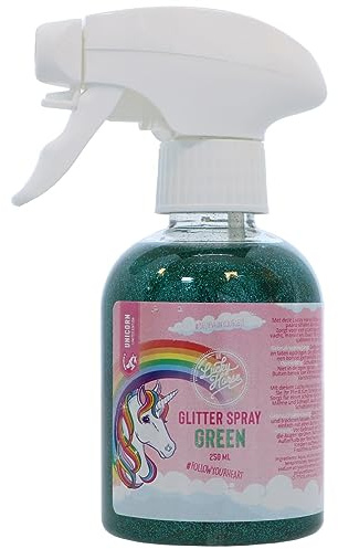 Brama West Holland Spray à paillettes pour chevaux Unicorn – Spray crinière – Spray pour queue de cheval – Bleu
