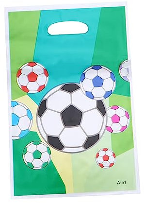 Garneck Fußball-party-geschenktüten Stück Dekorative Party-geschenktüten Papiertüten mit Fußball-