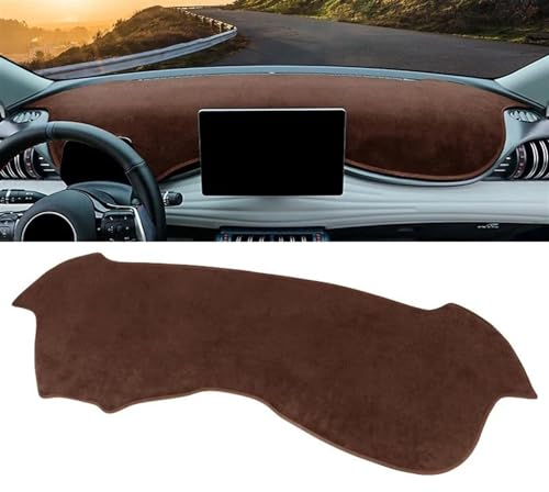 Car Interior Accessories Für BYD Atto 3 Yuan Plus EV 2021 2022 2023 Flanell Auto Dashboard Abdeckung Vermeiden Licht Pads Zubehör Nicht-Slip Teppiche Innen Centre Console Dashboard Cover (Color : LHD