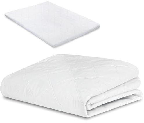 Bezug für Laufgittereinlage 75 x 100 cm - Laufstall Matratze Laufgittereinlage aus Schaumstoff abnehmbaren Bezug für Kinder Babymatratze