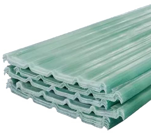 Klare Dachplatten,Bitumenwellplatten,FRP-Dachmaterial,Dachblech für Gerätehaus,Sonnenscheinplatte für Carports,Regendichte Tageslichtplatten für Gewächshäuser,1mm Dick (0.9x0.5m/35x20in,13 Pcs)
