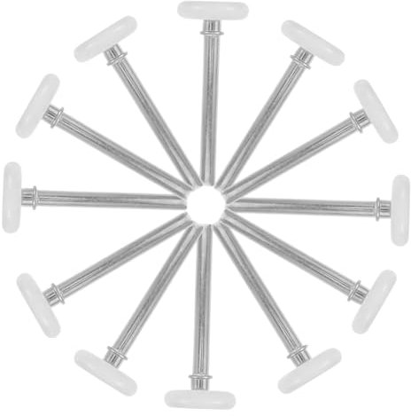 Hemobllo 12piezas Rodillos De Puerta De Garaje De Ruedas De Duraderas y Silenciosas Repuestos Para Puertas Correderas y Armarios Aplicación Versátil Para Entornos Residenciales