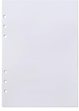 40 Sheets A5 Blank Release Paper Binder Refills Reusable Sticker Paper Pages 6 Hole Binder Papers Inserts Scrapbooking Papers Refills for Sticker Organizer Binders