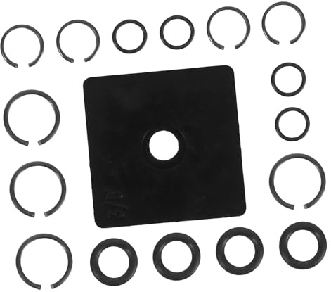 Happyyami 17 Piezas Anillos de Retención con Junta Tórica para Llave Neumática de y Compatibles con Herramienta de Sujeción Rápida y Alta Durabilidad