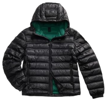 Blauer CHAQUETA TERMOSSELLADA CON CAPUCHA CHARLES para hombre 2132, plumífero ecológico, chaqueta 25WBLUC02132, XXL