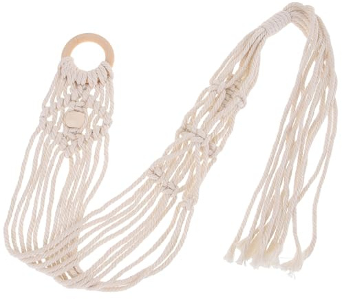 Levemolo Supporto da Parete per Chitarra Elettrica e Ukulele in Macramè Intrecciato a Mano Gancio per Chitarra e Strumenti Versatile in Cotone per Interni ed Esterni Decorazione Pratica