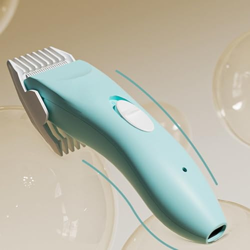 Generic Baby Hårklippare Ultra Tyst för Nyfödda Småbarns Frisyr | Säkert ABS-material, 3W Litiumbatteri, Tyst Elektrisk Skärare, 3-12 Mm Positioneringskam