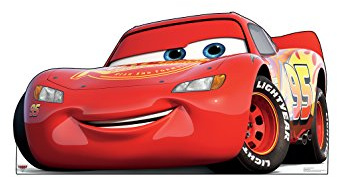 Cardboard People Lightning McQueen Life Size Cardboard Cutout Standup - Disney Pixar's Cars 3 (2017 Film)