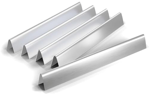 GFTIME 57,2CM 7537 Flavorizer Bar pour Weber Spirit 300 Series E310 E320 S310 S320, pièces de rechange pour gril à gaz en acier inoxydable pour Weber Genesis Sliver B&C (avec boutons latéraux)