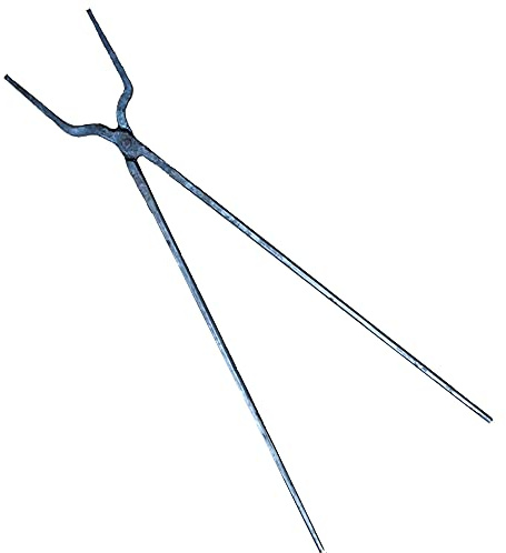 Tenaza de Forja Pinzas de Herrero Pinzas Planas Pinzas para Lingotes de Aluminio para Forja Del Yunque Del Herrero Tenaza de Forja 65cm 740g