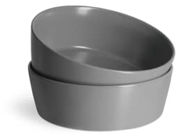 SPRINGLANE Servizio di stoviglie in porcellana (Antracite, Set di 2 piatti fondi)