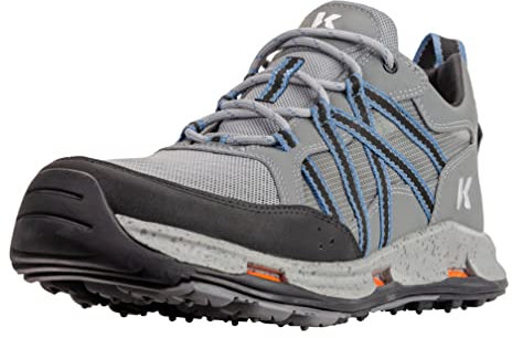 Korkers Men's All Axis Shoe - All Terrain Warm Weather Performance Water Shoe - Included Interchangeable Felt Sole/Size 9
