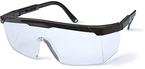 RODOPI ClearVision-Flex Schutzbrille verstellbar Sicherheitsbrille EN 166 1F Arbeitsschutzbrille Seitenschutz Baustelle Labor Überbrille Arbeit ANSI Z87.1 (1)