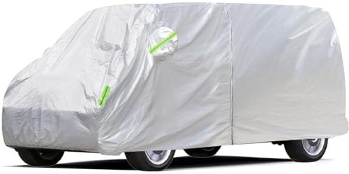 NIGOOLATA Telo Copriauto da Esterno per V W T5 T6 Transporter con Zip Impermeabile Copertura Anti Neve Gelo Sole