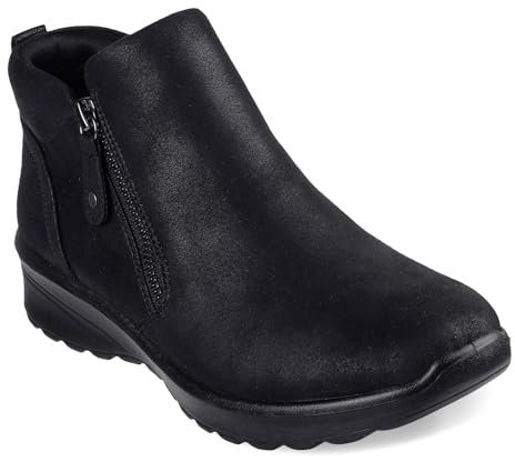 Skechers Women's Lovely Vibe Ankle Boot, Nero, 37 EU
