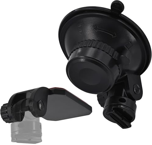 iSaddle Windshield Suction Cup Mount Holder & Dashboard Adhesive Sticky Mounting Bracket Compatible with Rove R2-4K, R2-4K PRO, Stealth 4K, Stealth 4K PRO, Insignia NS-DCDCHH2 Dash Cam Series