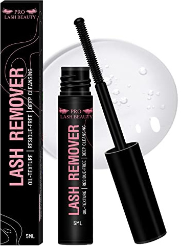 PRO Wimpernkleber Entferner 5 ML Lash Remover Cluster Wimpernentferner Wimpern Extensions Entferner für DIY Wimpernverlängerung Einzelne Wimpern keine Rückstände
