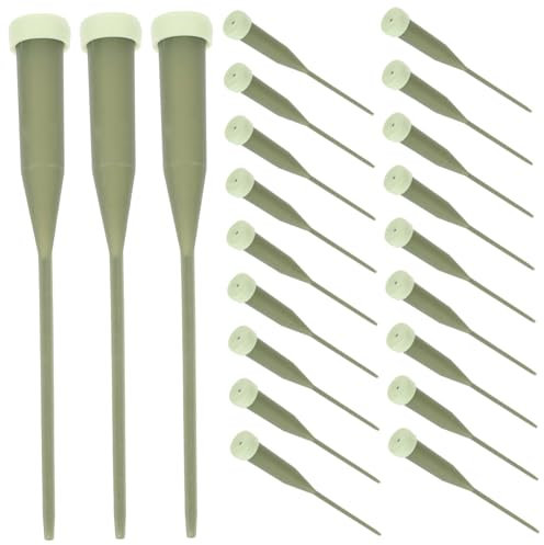 SHINEOFI 50 Pezzi Tubi per Acqua per Fiori con Tappi per Fiale in Plastica Estensibili Forniture per Composizioni con Gambo di Fiore Tubi per Fiori Freschi