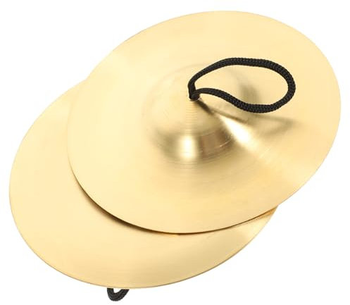 ifundom 1paar Fingerzimbeln Aus Kupfer Musikinstrument Für Tänzer Bauchtanz Party Durchmesser Klare Klänge Fördert Musikalische Fähigkeiten Und Rhythmusgefühl