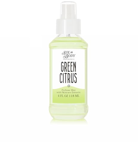GREEN CITRUS Body & Hair Perfume Mist | an Incredibly Uplifting Blend of Bergamot, Grapefruit, Clementine & Lemon Zest - with Plant Extracts