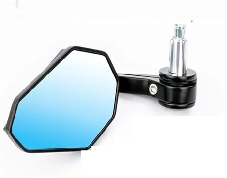 CMGGMKEZDP pour Triumph pour Route Triple 675 765 1050 pour Trident 660 Moto Verre Bleu Guidon Bout Rétroviseur Rétroviseur de Moto