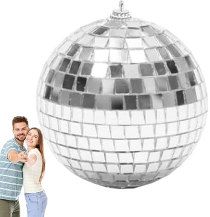 Disco-Kugeln Spiegel | Diskokugel | Reflektierende Diskokugel für Bar | Deko Zubehör mit reflektierender Funktion für Club, Hochzeit und Festival
