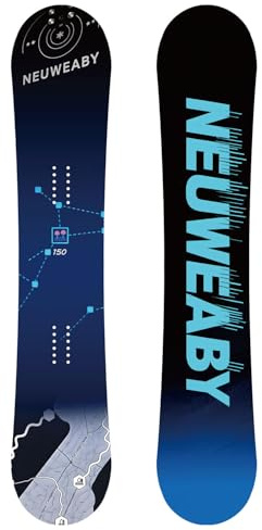 Tabla de Snowboard All Mountain para Mujer NEUWEABY '25-Estampado de Cielo Estrellado-Direccional Twin CAM-out Camber para Snowboarders Principiantes y avanzados 150 cm