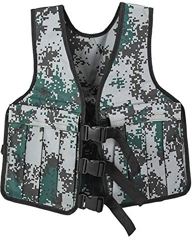 Changor Gilet D'entraînement lesté Réglable, Ajustement Durable pour les Coureurs et les Athlètes avec une capacité de 20 Kg, Veste D'exercice en Toile pour L'entraînement de Force, le Fitness