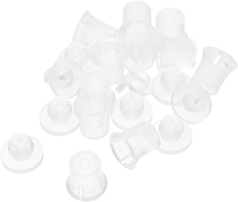 jojofuny Lot de 10 Set de Vis de Rembourrage Transparents en Acrylique 20×20 Mm, Clous de Tapissier Invisibles pour Fixation Murale, Accessoires Publicitaires pour Maison, Bureau