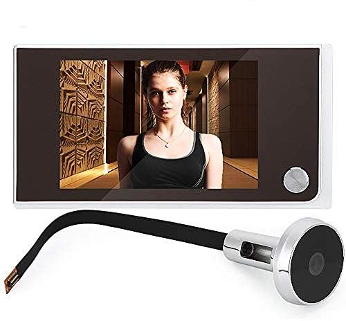 Spioncino Elettronico Digitale Con Telecamera, Monitoraggio Elettronico Videocamera Spioncino Digitale Porta Blindata Da 3,5 lcd Digitale Da 120 Gradi Visualizzatore Di Videocitofono Wireless.