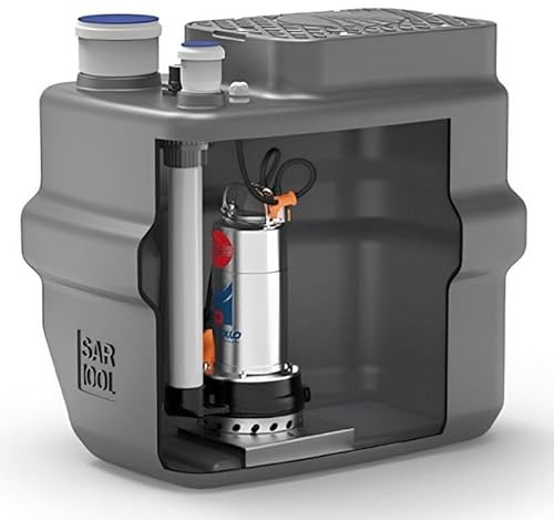 Station de relevage 100L Pedrollo SAR100ZXm1A40 - Pompe a eau 0,60 kW jusqu'à 24 m3/h monophasé 220V