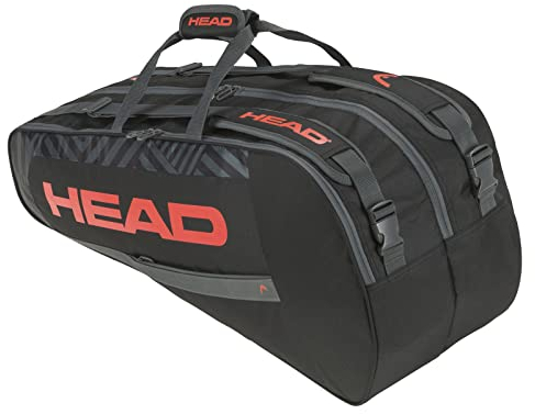 HEAD Base Racquet Bag Tennistasche, schwarz/orange, M