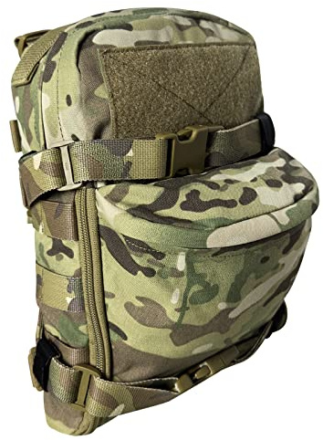 Taktischer Trinkrucksack 500D Nylon für 3L Outdoor Wasserblase Trinkbeutel Taktischer Rucksack Wasserspeicher Tasche für Wandern Reiten Laufen und Klettern für Männer & Frauen (Multicam)